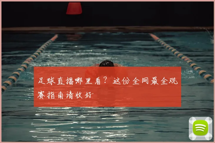 足球直播哪里看？这份全网最全观赛指南请收好