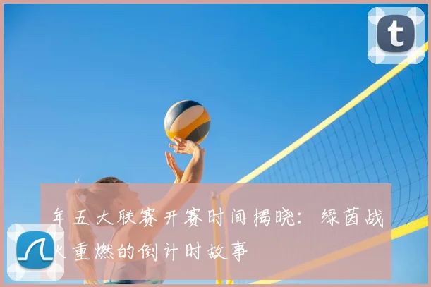 年五大联赛开赛时间揭晓:绿茵战火重燃的倒计时故事